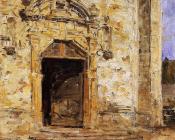 尤金 布丹 : Door of the Touques Church